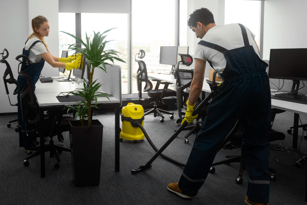 Professional Office Sanitization Pennsylvania ensures clean, sanitized restrooms for a healthy workplace.